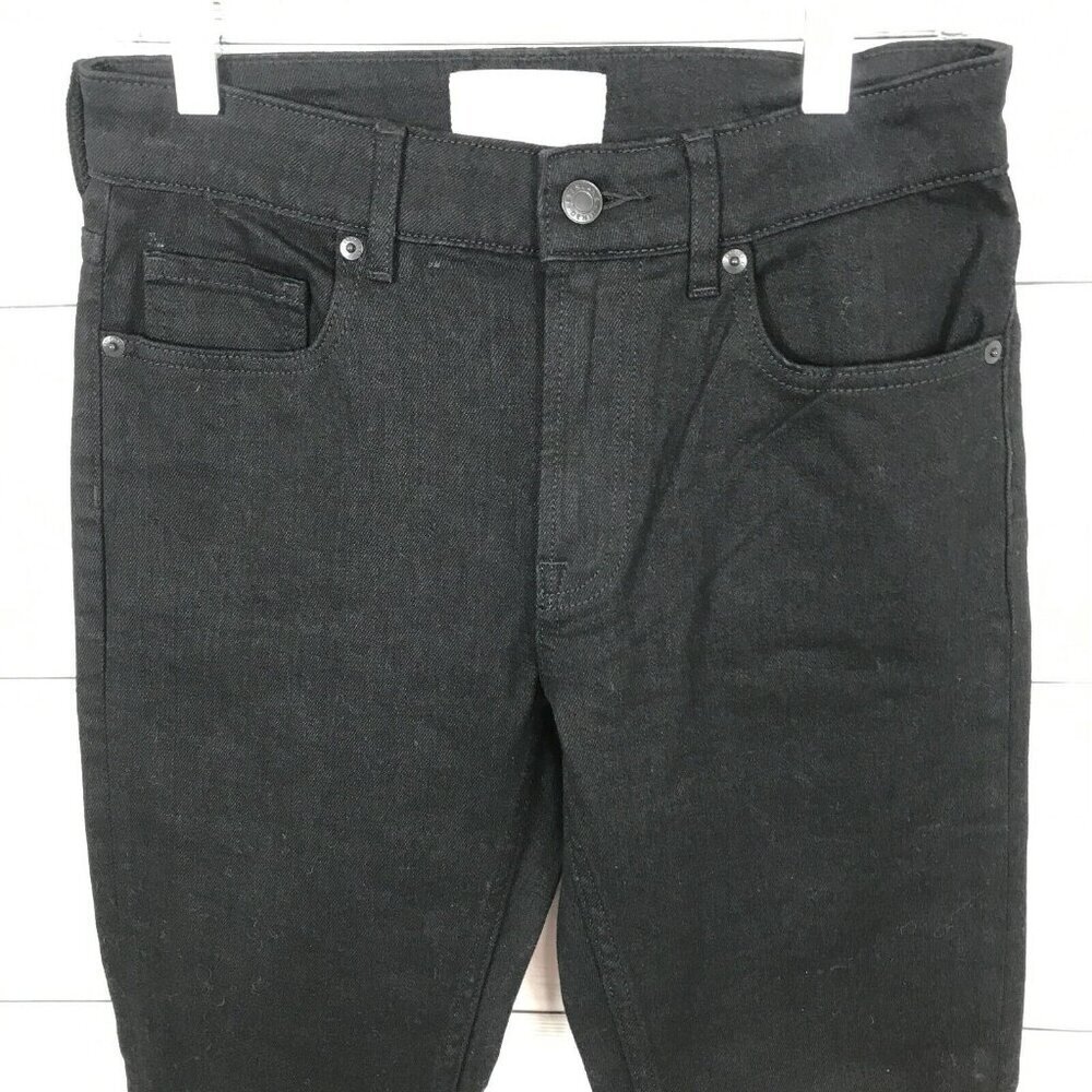 Everlane Women's Size 27 Regular Jeans Black Denim Skinny Leg High Rise 10" - Picture 2 of 5